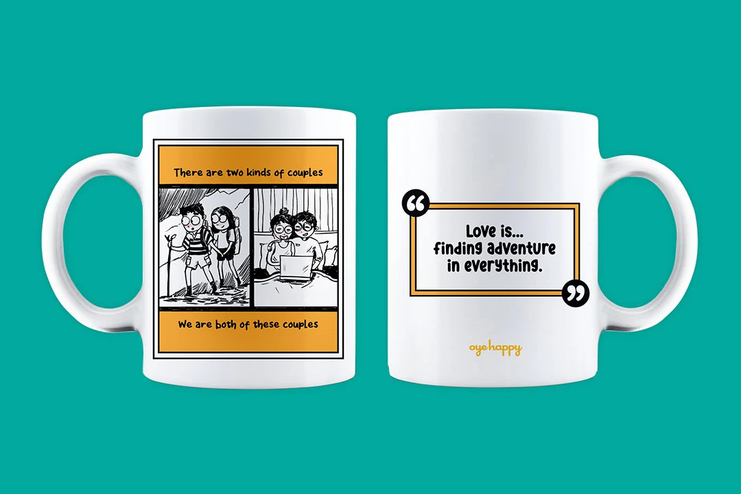 Love is finding adventure Mug - Image 3