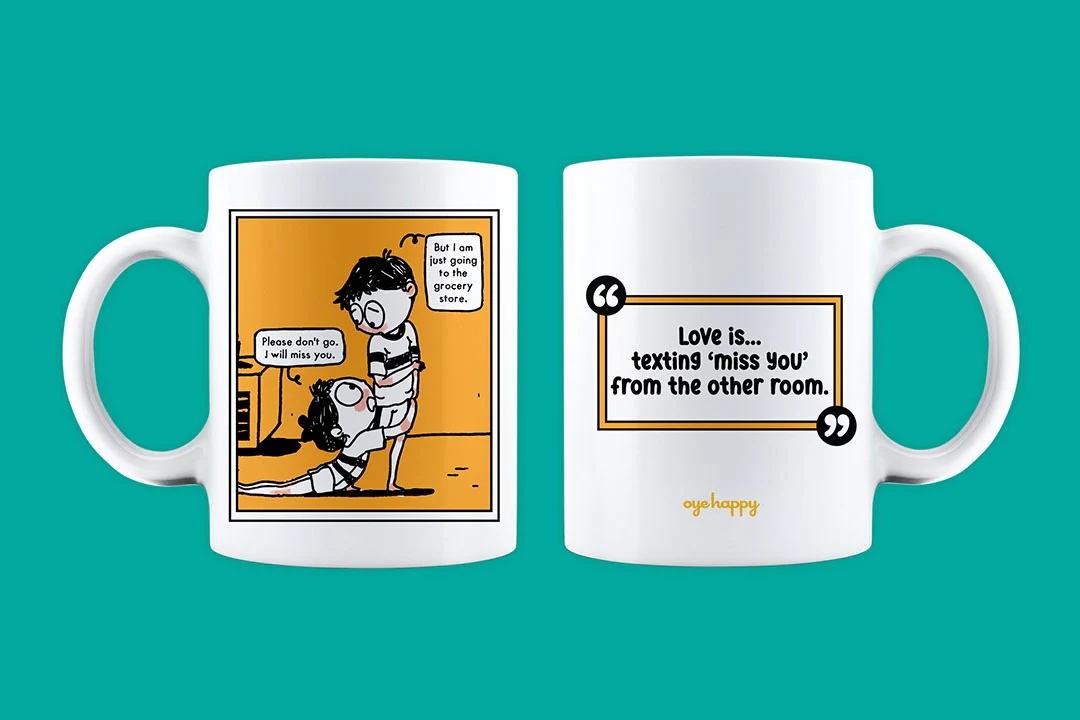 Love is missing you Mug - Image 3