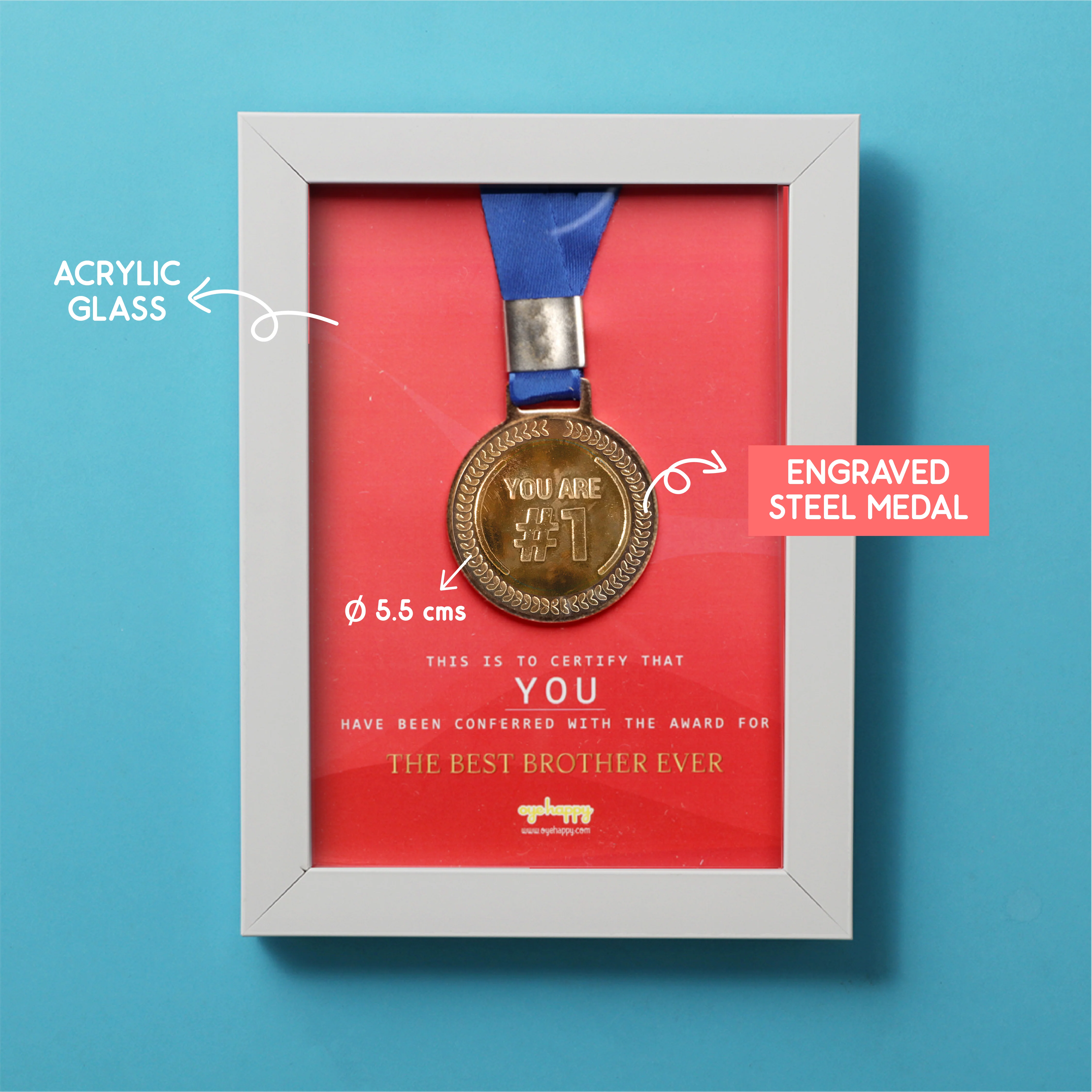 Medal for Best Brother - Image 4