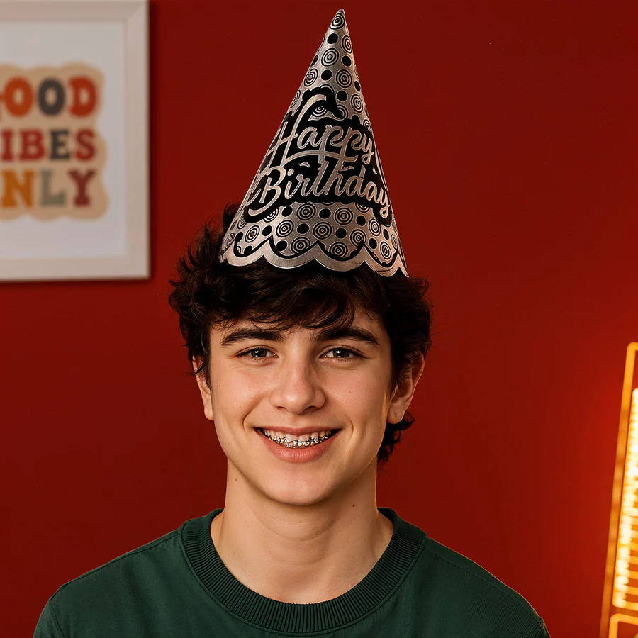 Metallic Party Cap