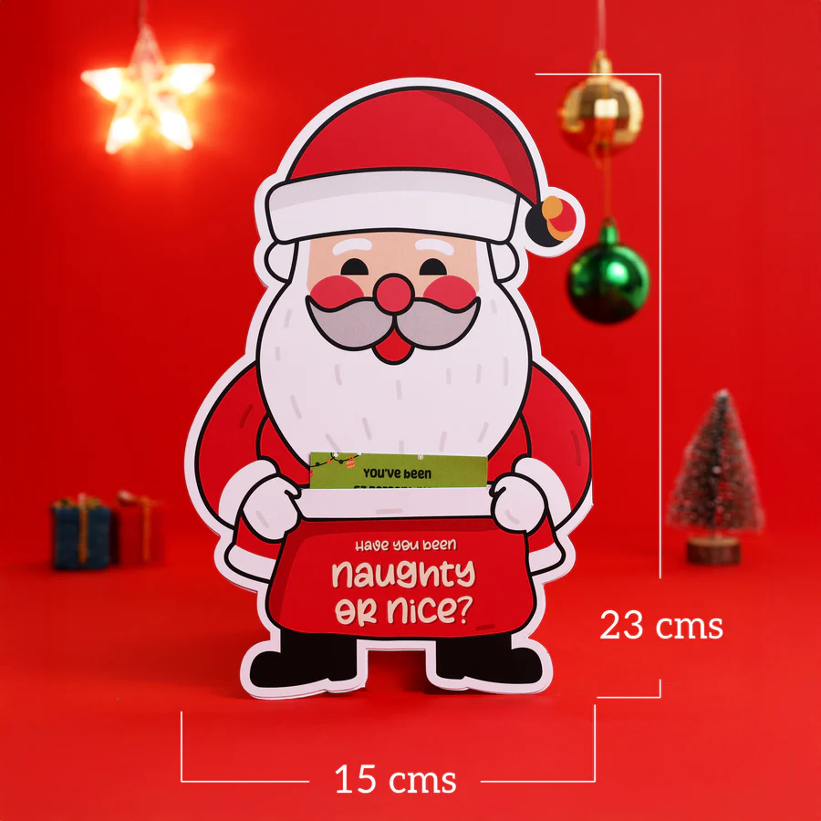 Naughty or Nice Santa Card - Image 4