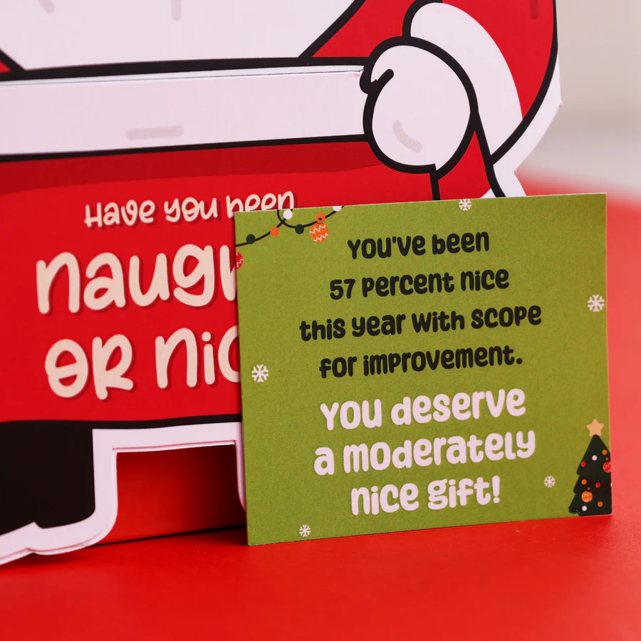 Naughty or Nice Santa Card - Image 5