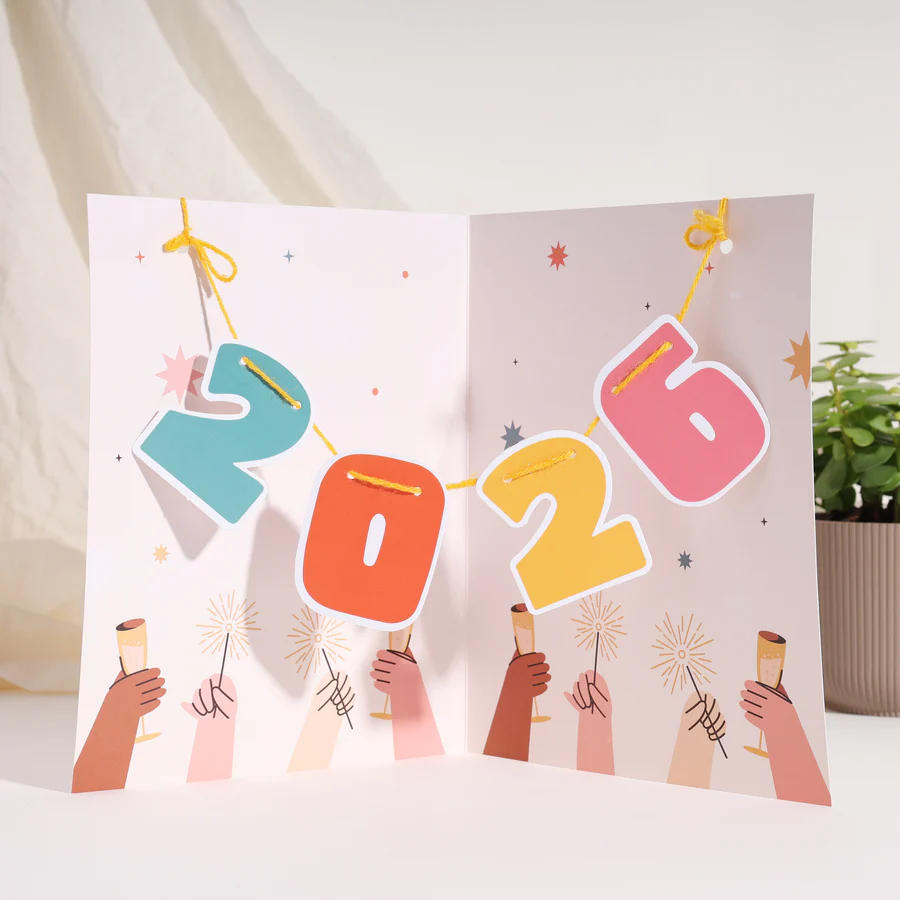 New Year Bunter Card 2026 - Image 3