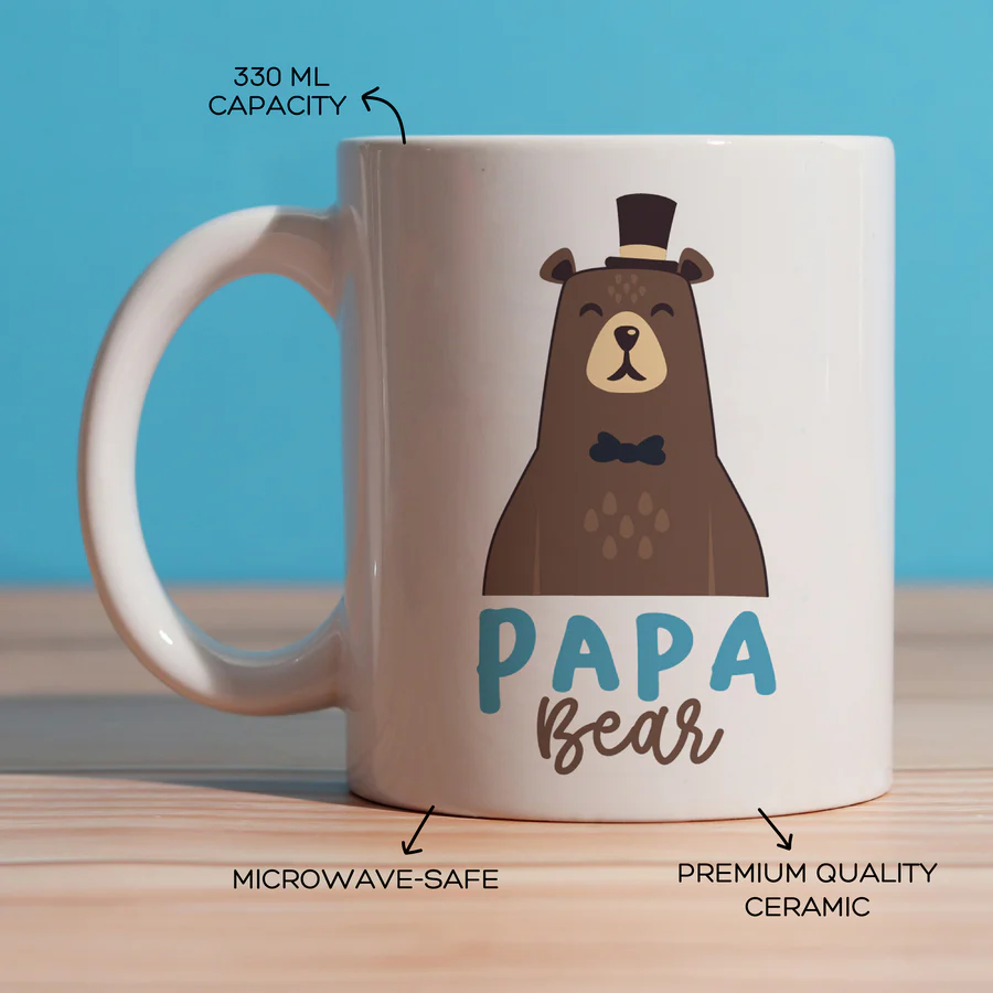 Papa Bear Mug - Image 2