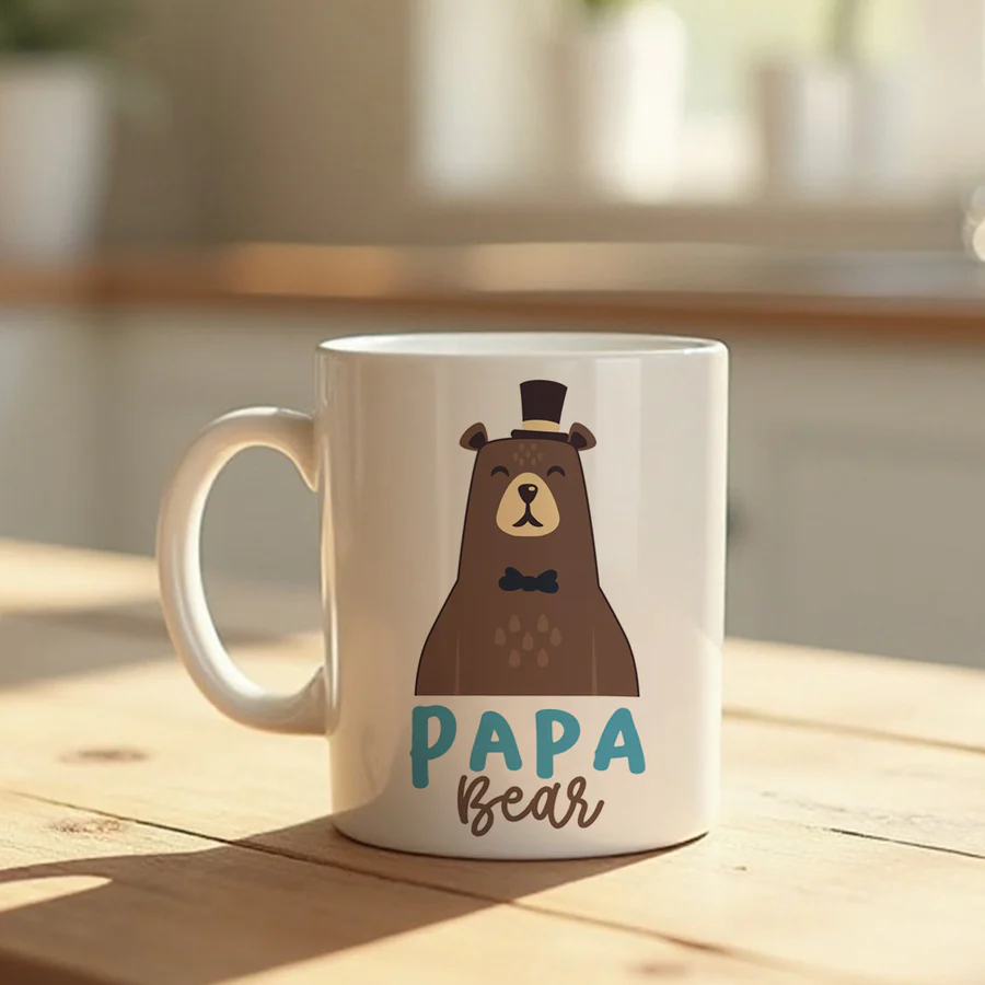 Papa Bear Mug - Image 3