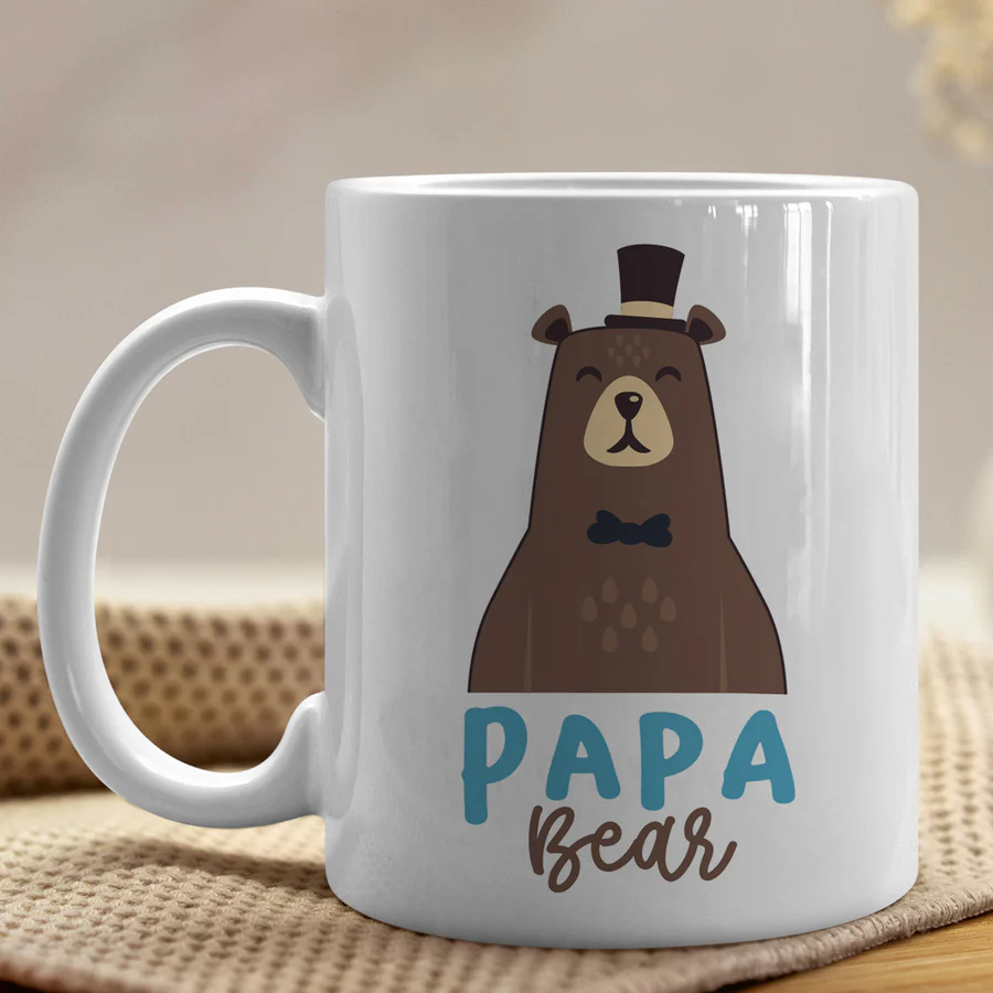 Papa Bear Mug - Image 4