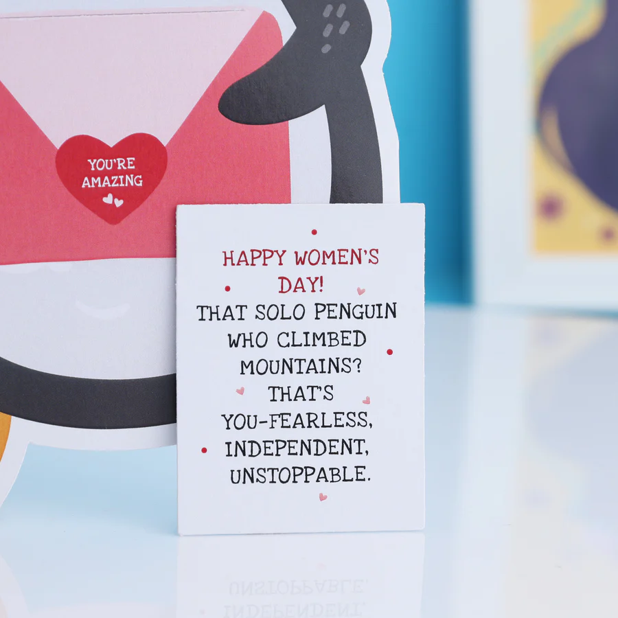 Penguin Card with Hidden Message - Image 3