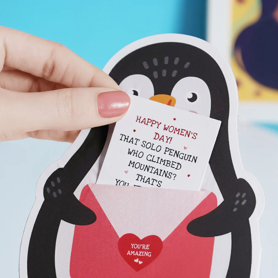 Penguin Card with Hidden Message - Image 4