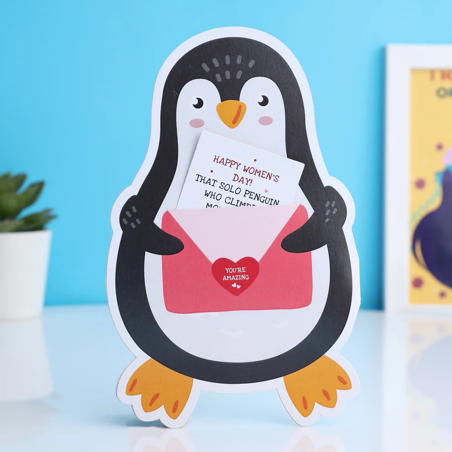 Penguin Card with Hidden Message - Image 5
