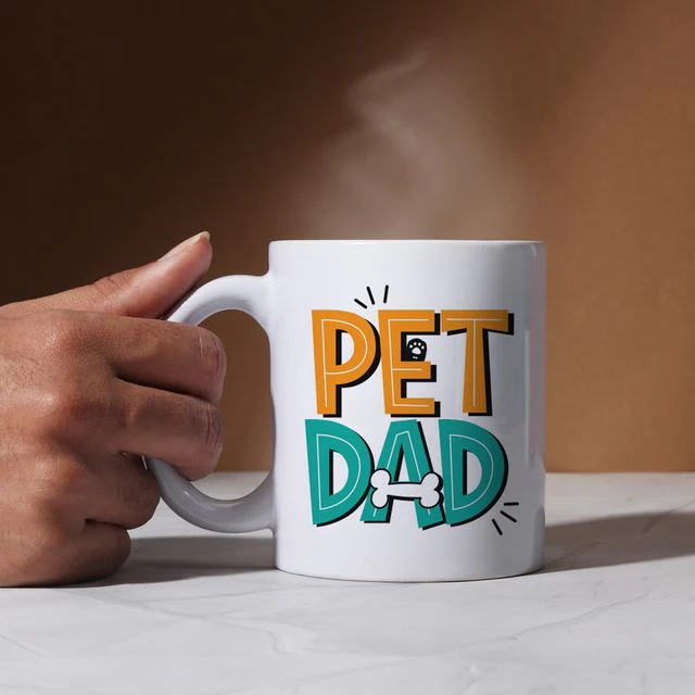Pet Dad Mug - Gifts for Pet Dads by Oye Happy - Image 4