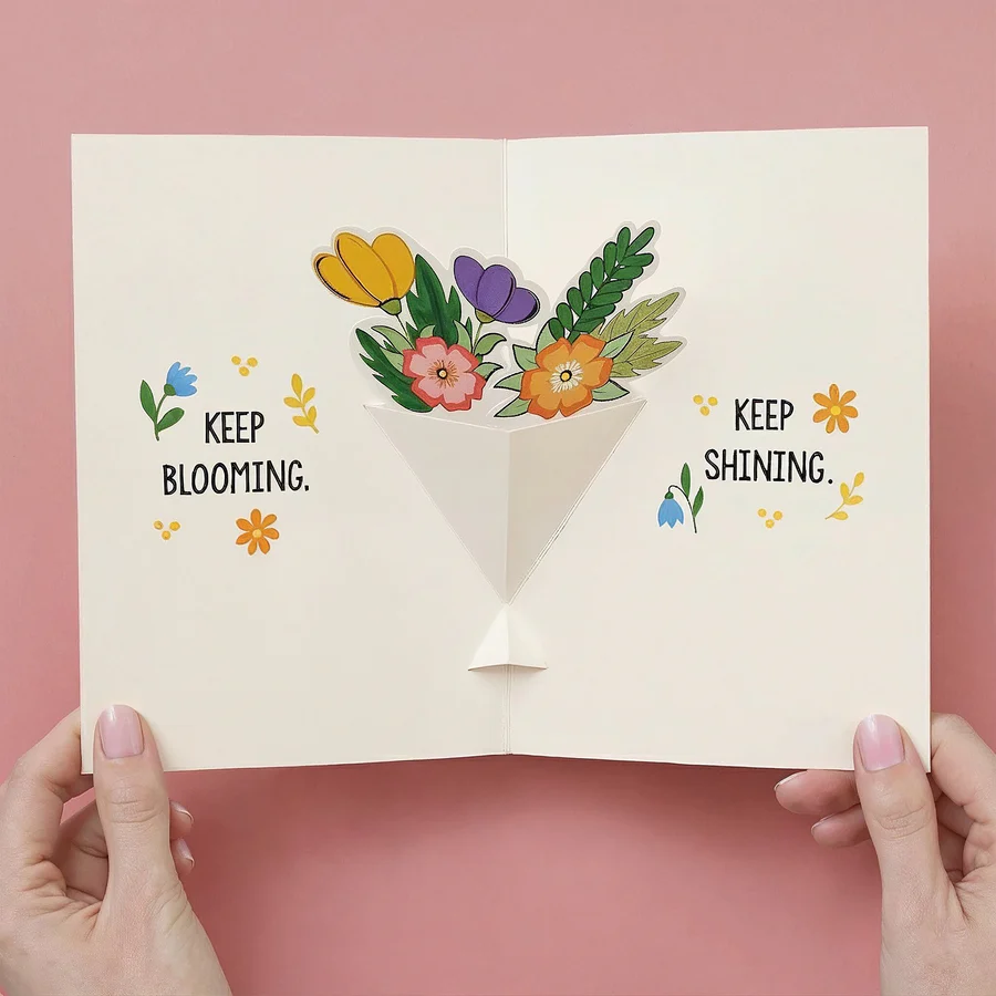 Popup Bouquet Card for Mom - Image 2