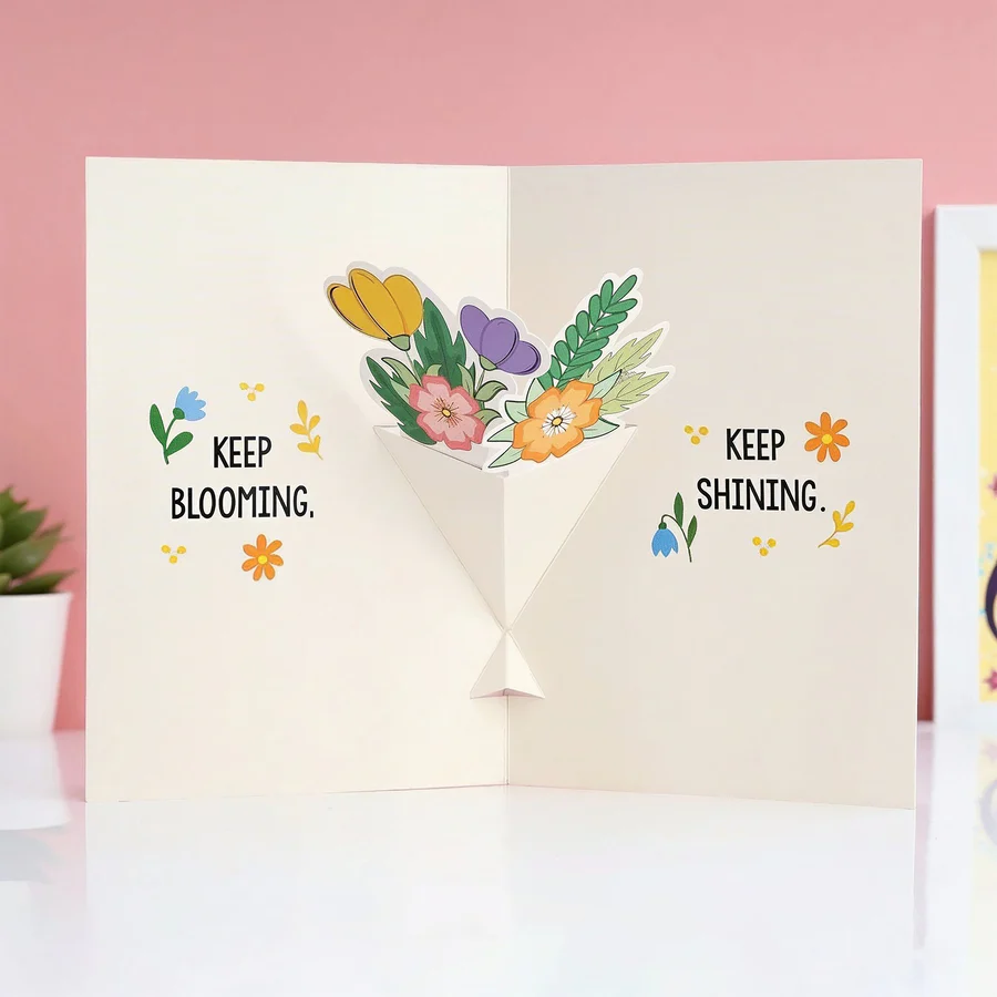 Popup Bouquet Card for Mom - Image 4