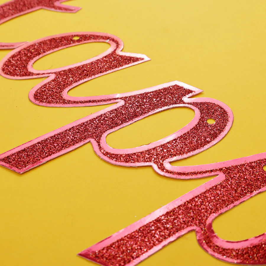 Propcon Happy Anniversary Glitter Metallic Banner - Image 3