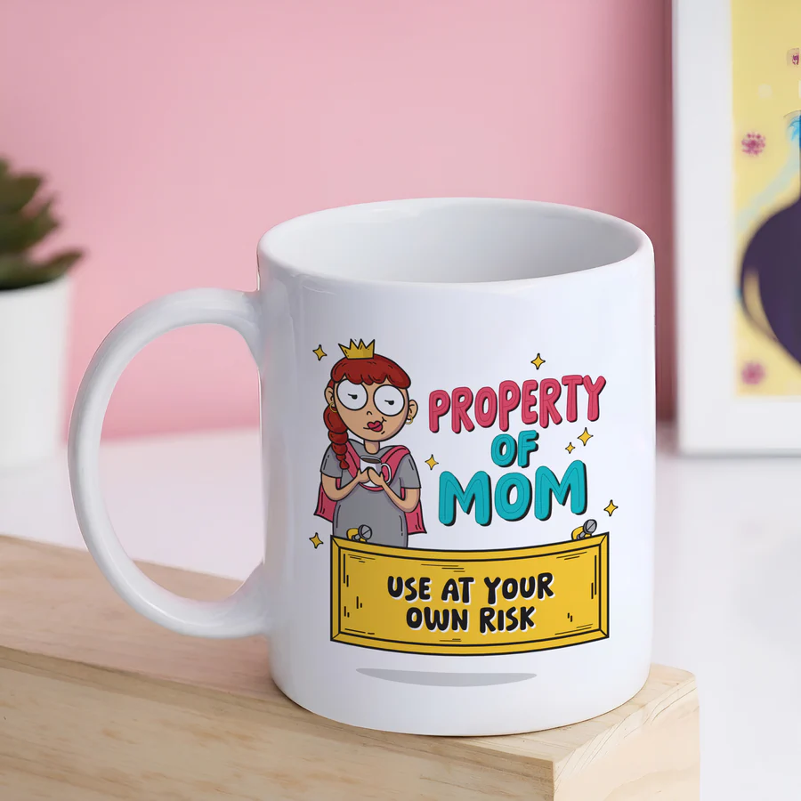 Property of Mom Mug - Image 2
