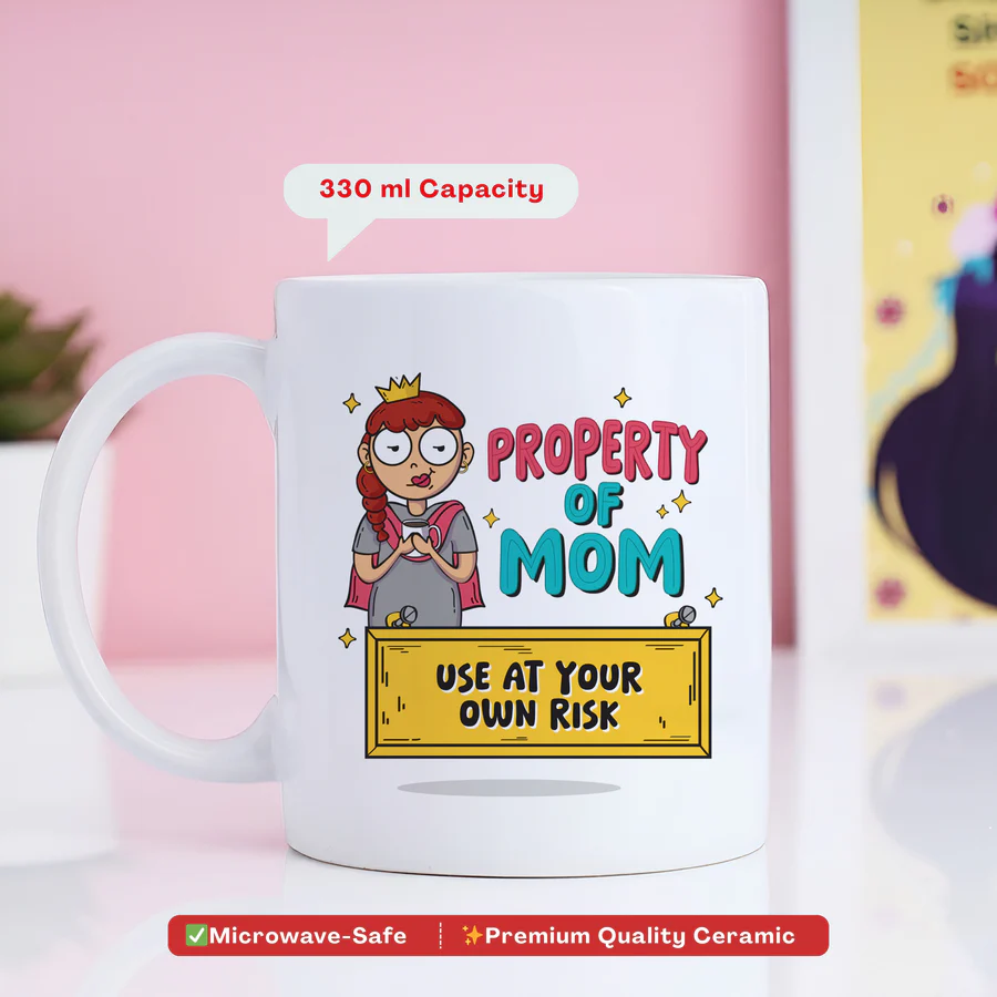 Property of Mom Mug - Image 3