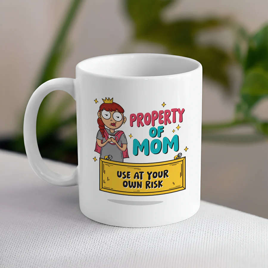 Property of Mom Mug - Image 4