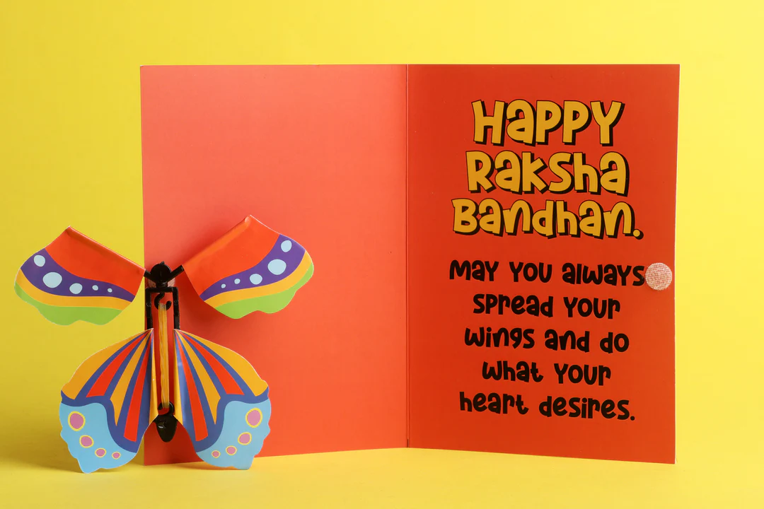 Rakhi Butterfly Card - Image 3