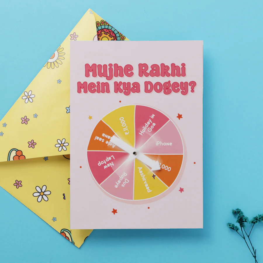 Rakhi Spinwheel Card - Image 5