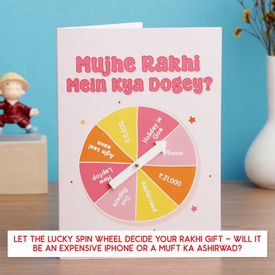 Rakhi Spinwheel Card - Image 6