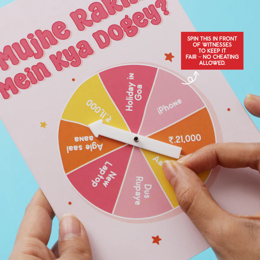 Rakhi Spinwheel Card - Image 7