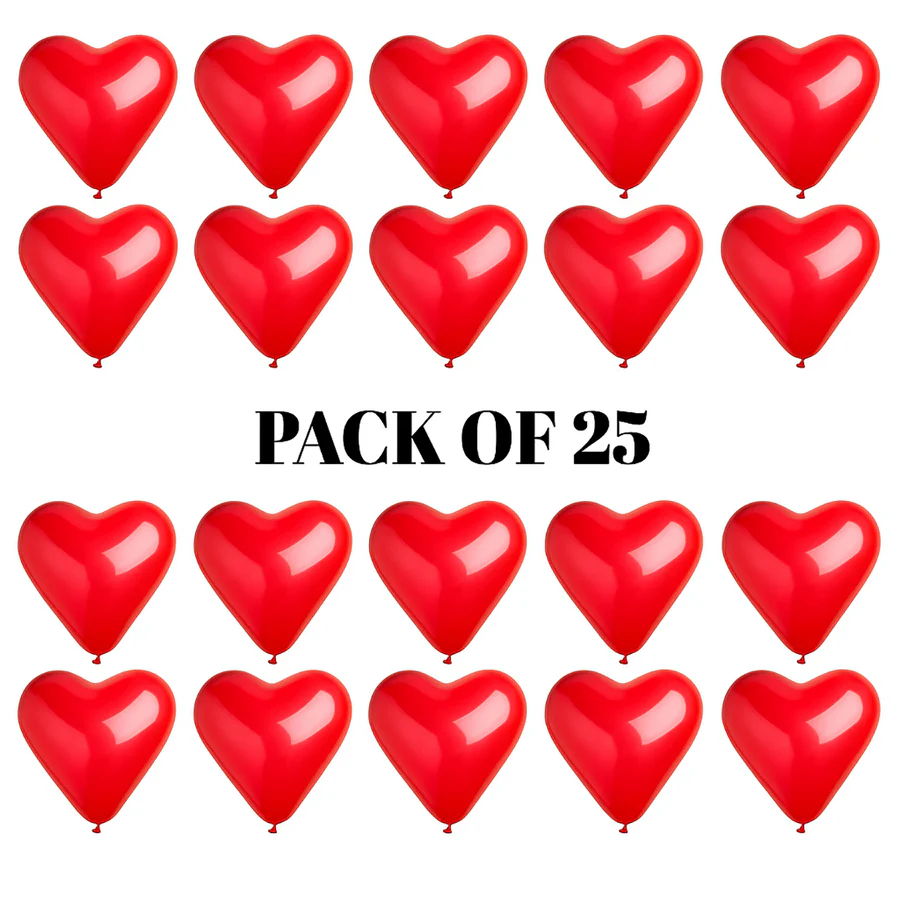 Red Heart Balloons - Image 3