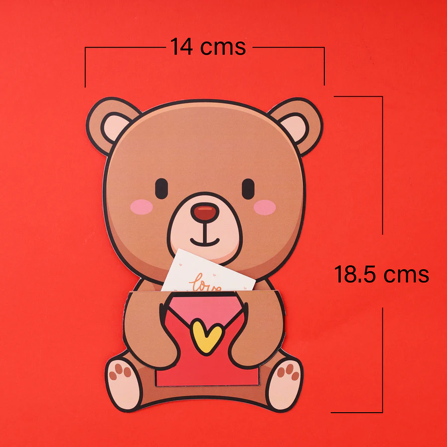 Secret Message Teddy Card - Image 3