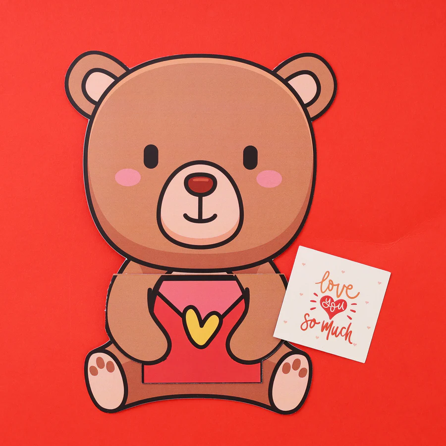Secret Message Teddy Card - Image 4