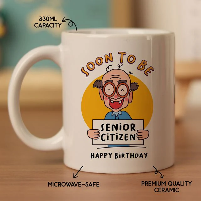 Senior Citizen Birthday Mug - Image 3