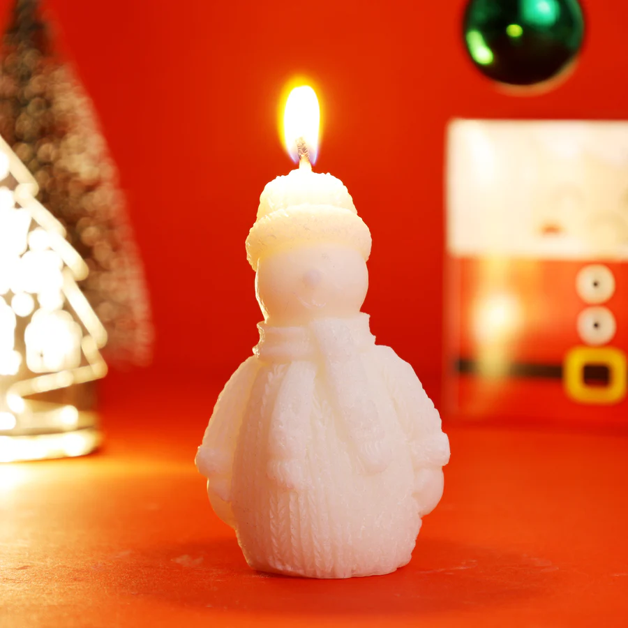 Snowman Candle - Image 3