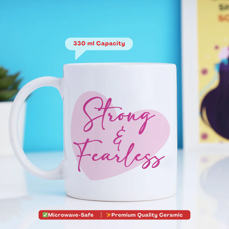 Strong and Fearless Mug - Image 2