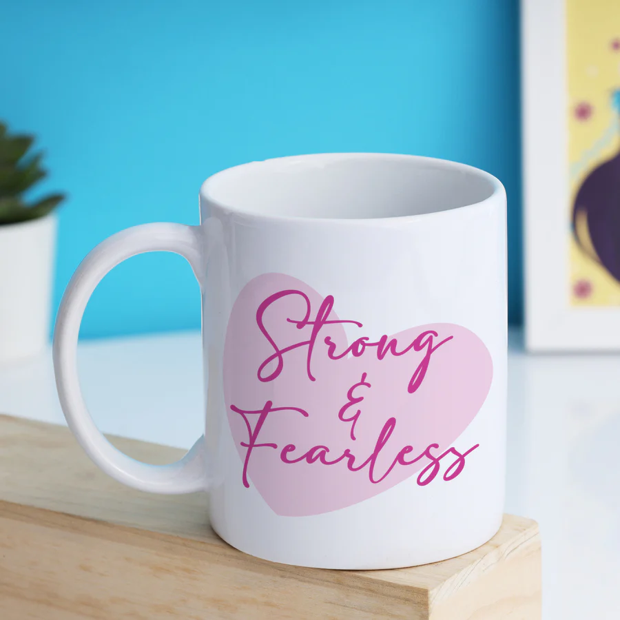 Strong and Fearless Mug - Image 3
