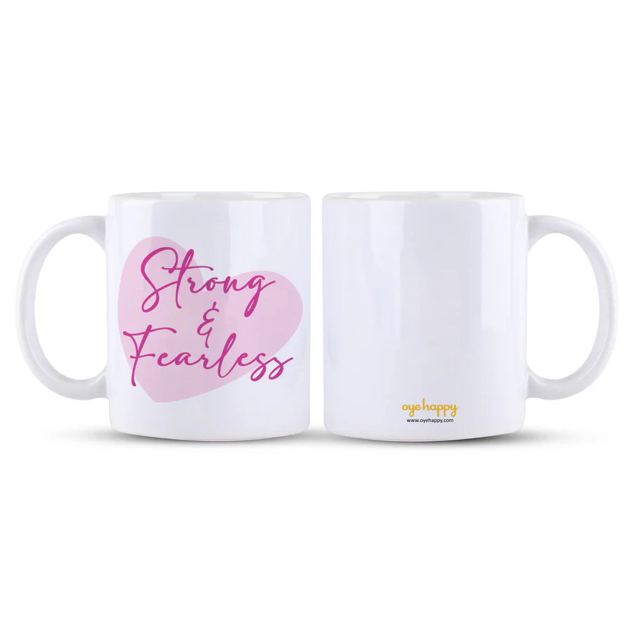 Strong and Fearless Mug - Image 5