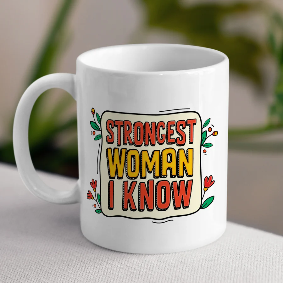 Strongest Woman Mug - Image 4