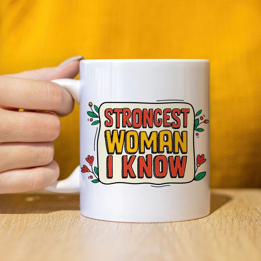 Strongest Woman Mug - Image 5
