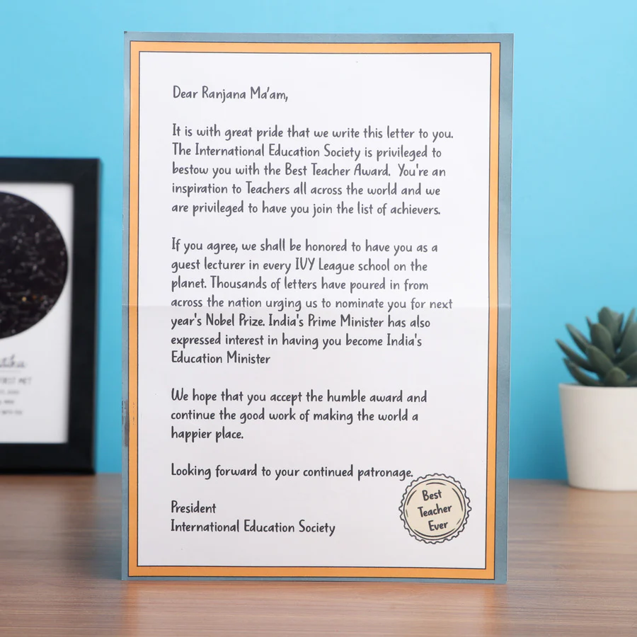 Super Teacher Letter (Set of 3) - Image 2