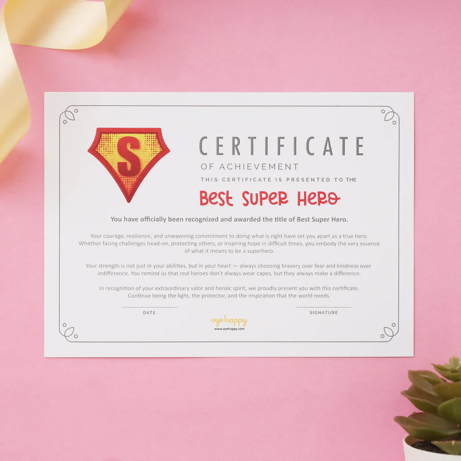 Superhero Certificate - Image 2