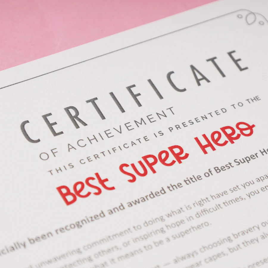 Superhero Certificate - Image 3