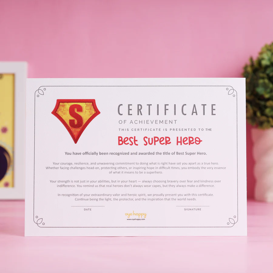Superhero Certificate - Image 4