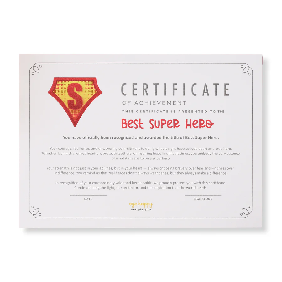 Superhero Certificate - Image 6
