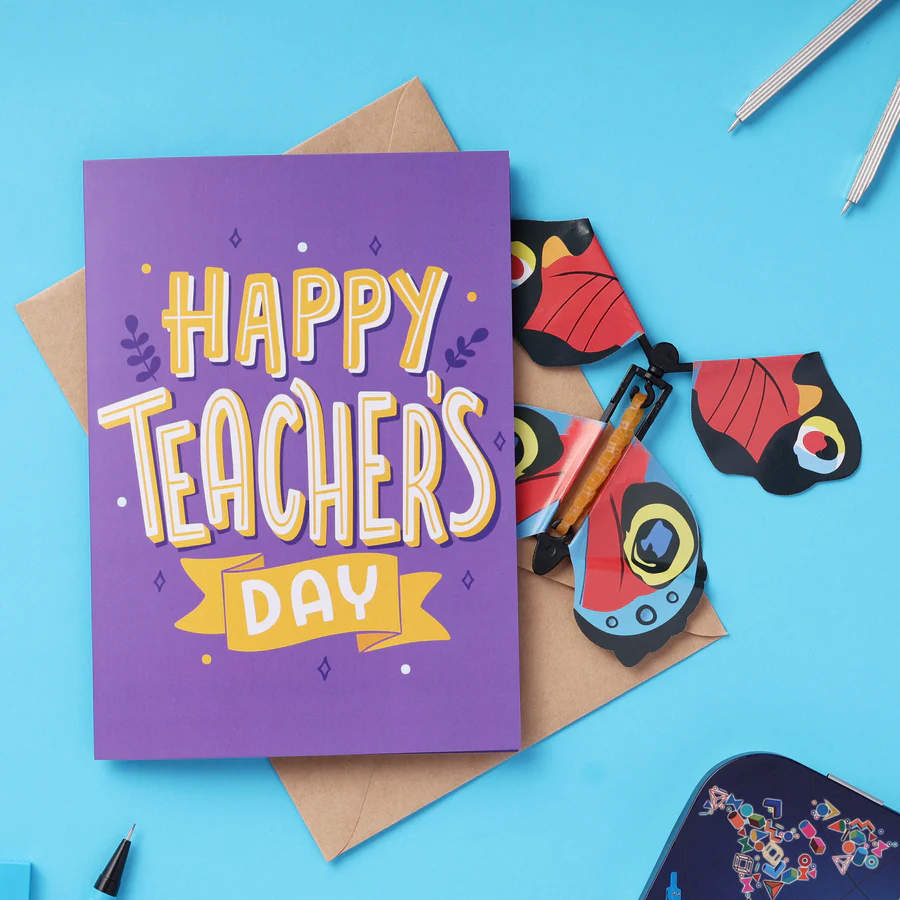 Teacher's Day Butterfly Card (Set of 3) - Image 5