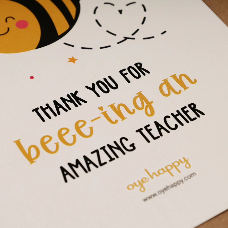 Thank you for bee-ing card (Set of 5) - Image 2