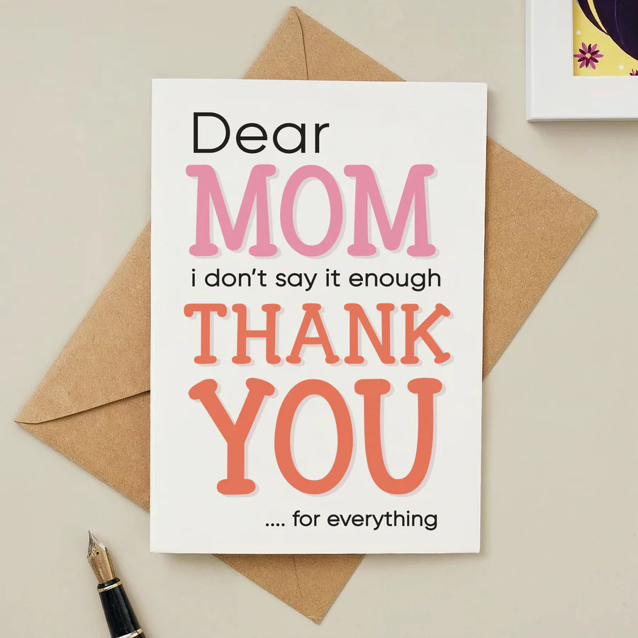 Thank You Mom Card - Image 2