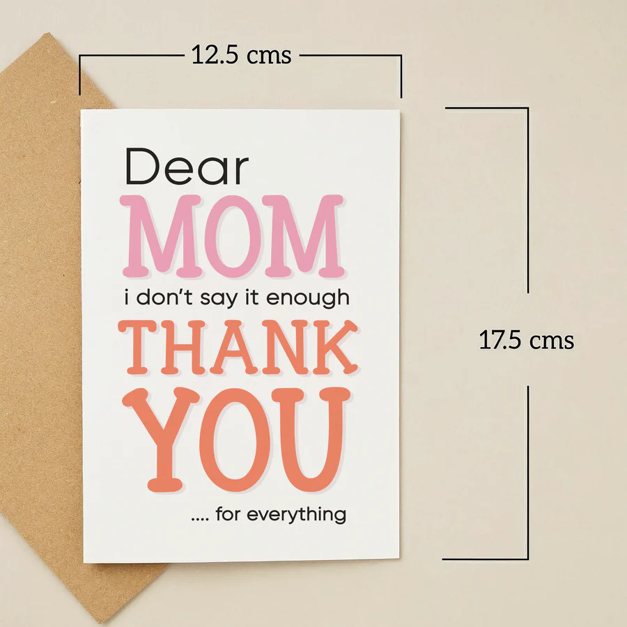 Thank You Mom Card - Image 5