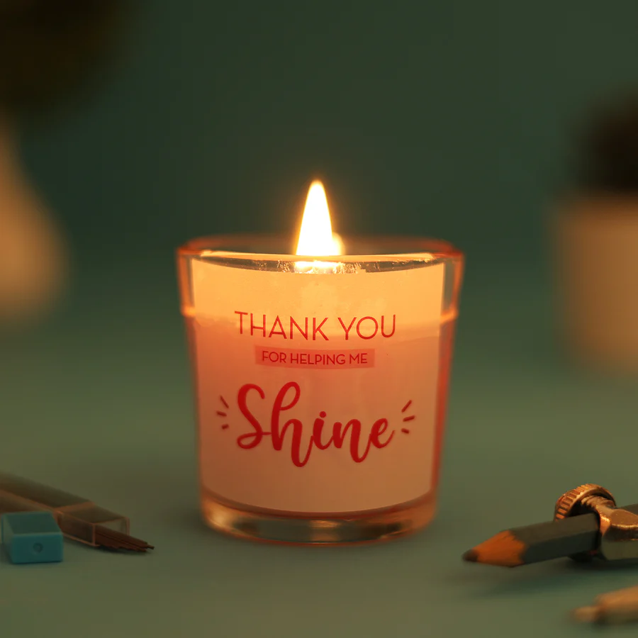 Thank You Teacher Candle (Set of 3) - Image 2