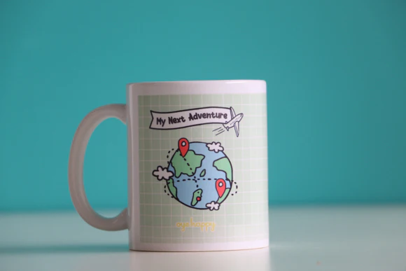 Travel Addict Mug - Image 4