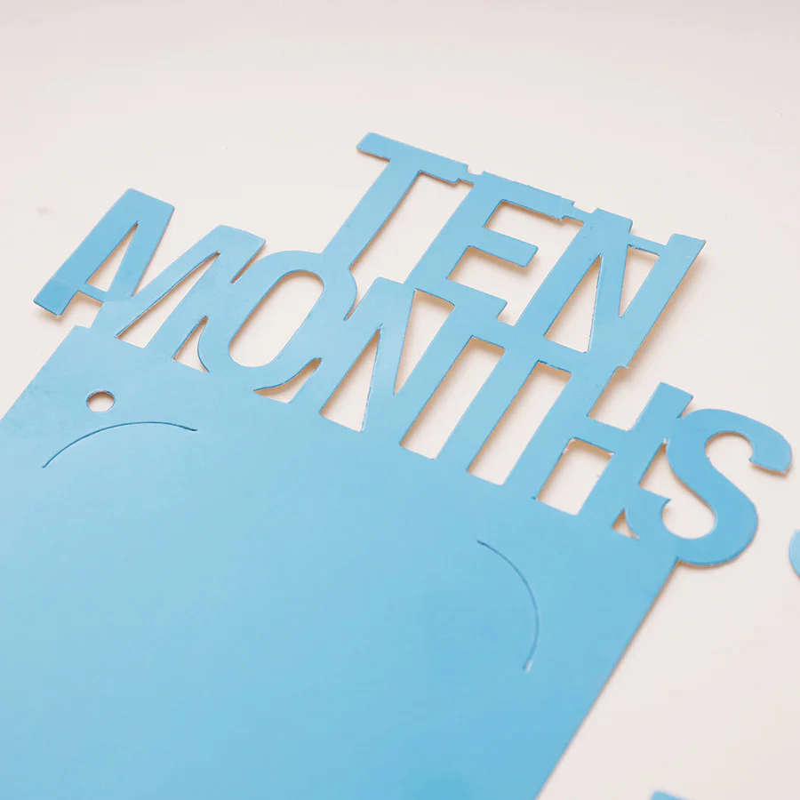 Twelve Months 1st Birthday Photo Banner - Image 3