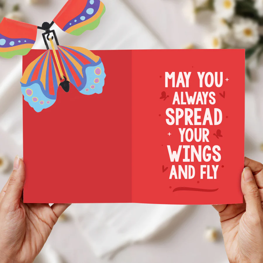 Women’s Day Butterfly Card - Set of 10 - Image 3
