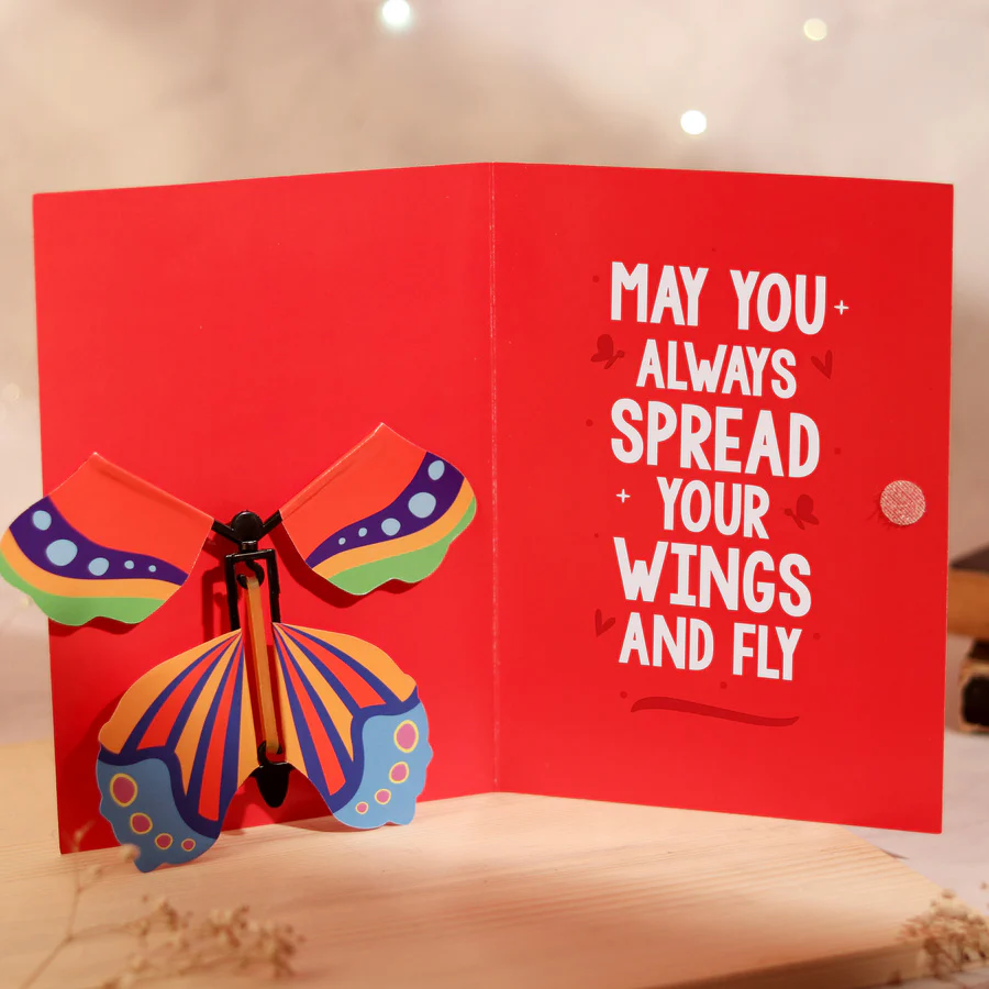 Women’s Day Butterfly Card - Set of 10 - Image 5