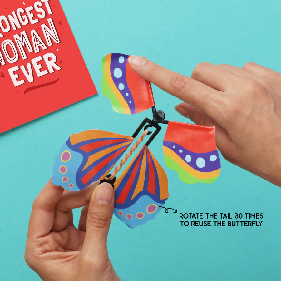 Women’s Day Butterfly Card - Set of 10 - Image 6