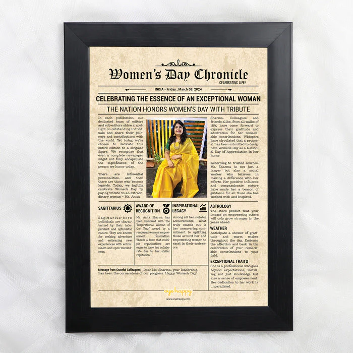 Women's Day Chronicles (with acrylic glass) - Image 3